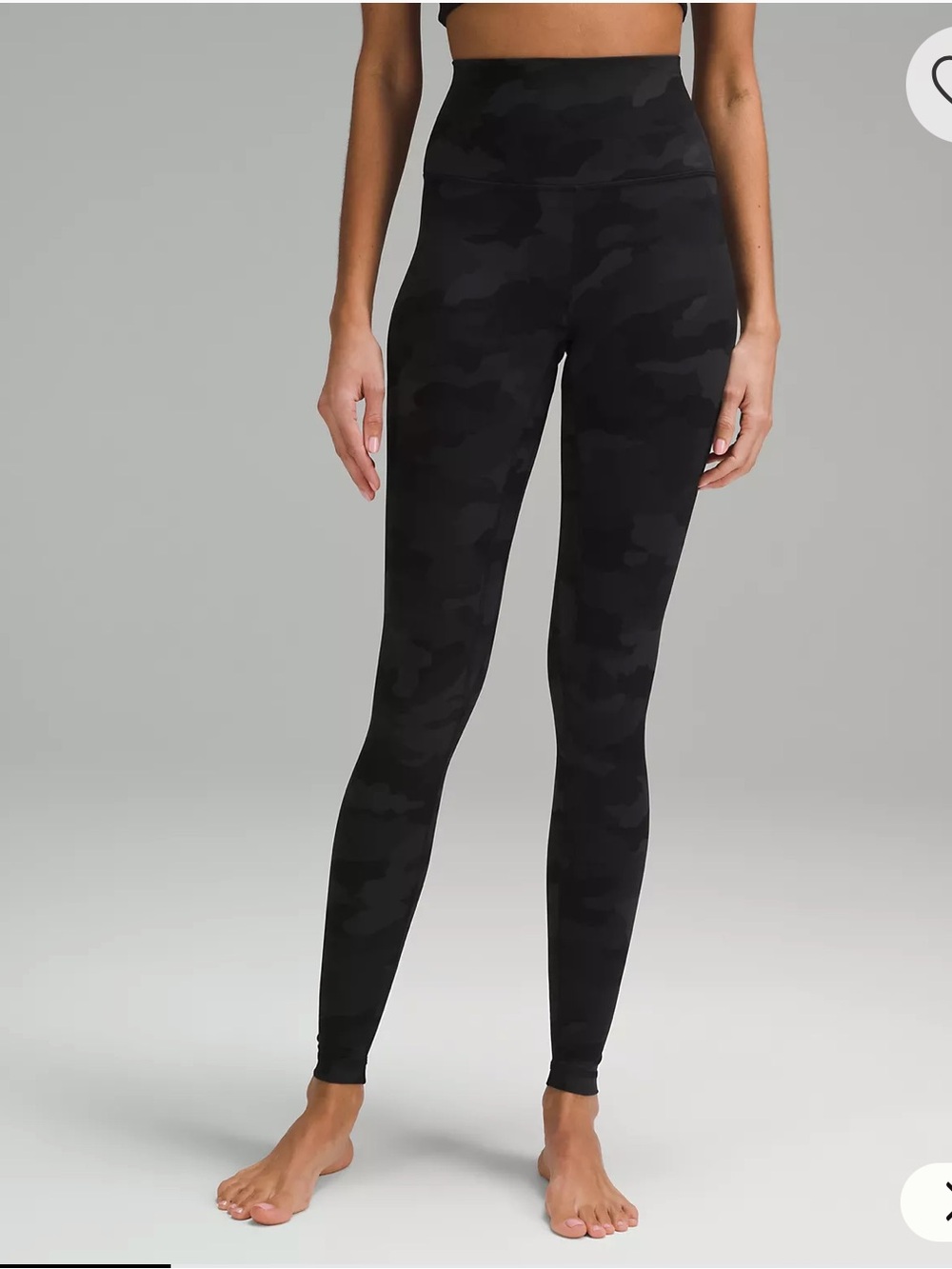 Lululemon align high rise leggings - black camo
